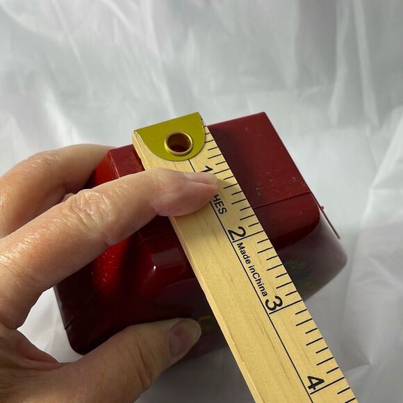 Vintage set of 3 lacquer finish floral nesting boxes acrylic. - Picture 8 of 8